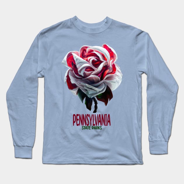 Pennsylvania State Parks Long Sleeve T-Shirt by MoMido